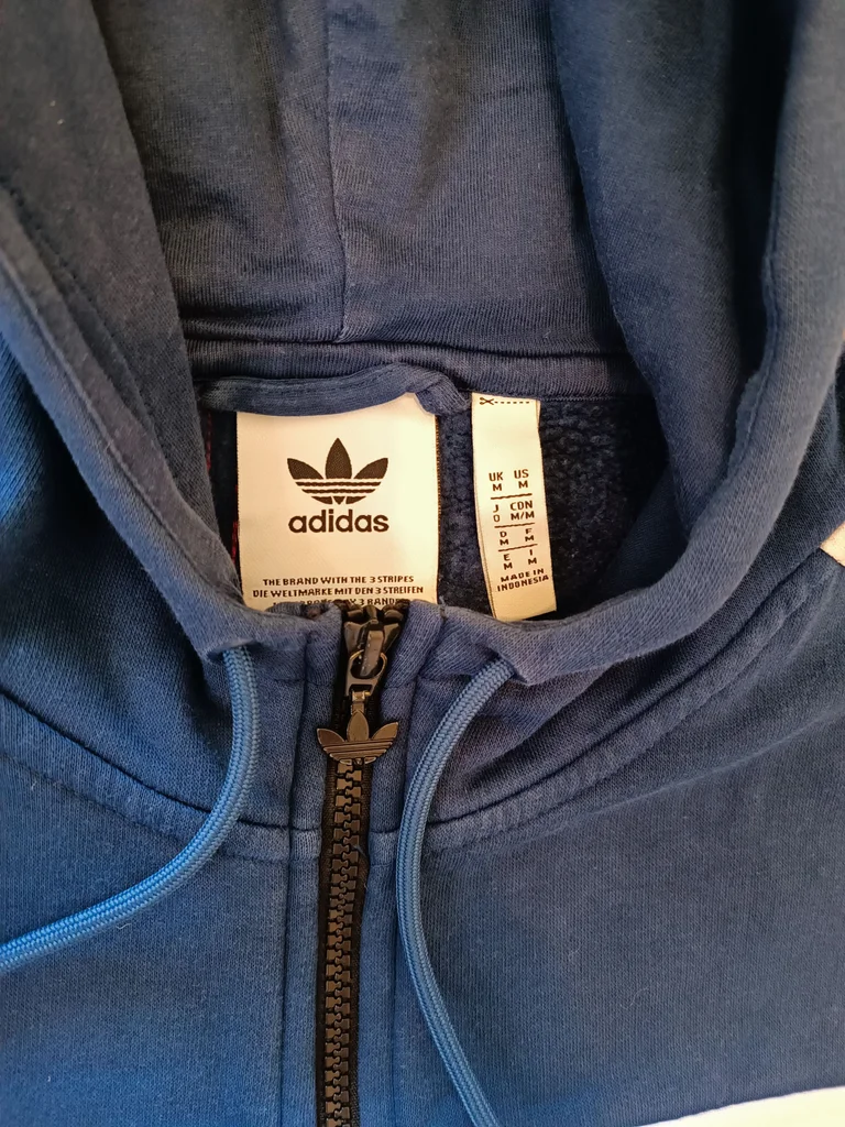 Adidas zip-up hoodie sweatshirt size M in good condition – photo 3
